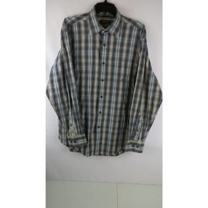 Nautica Dress Shirt for Men 80's Two Ply Cotton Large